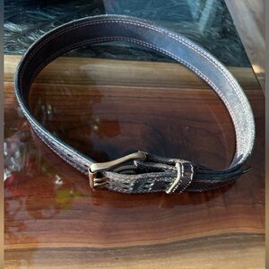 Grabel harness& saddlery 1 1/2 in double stitched & double buckle belt